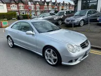 Usado Mercedes CLK220 2009 Prateado Coupé