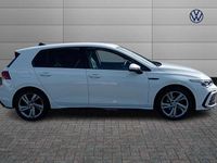 Begagnad VW Golf VII R-line 2021 Vit Halvkombi