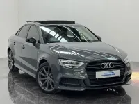 Used Audi A3 Black Edition 150 HP (110 kW) 2018 Grey Sedan