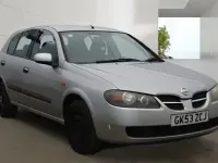 Used Nissan Almera SE 114 HP (83 kW) 2003 Silver Hatchback