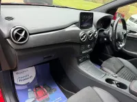 Used Mercedes B180 AMG line 109 HP (80 kW) 2017 Red Hatchback