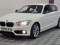 Used BMW 118 Sport Line 2019 White Hatchback