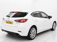 Begagnad Mazda 3 Inclusive 121 HK (88 kW) 2017 Vit Halvkombi