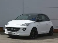 Used Vauxhall Adam S 70 HP (51 kW) 2017 White Hatchback