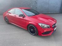 Used Mercedes CLA220 AMG line 177 HP (130 kW) 2016 Red Sedan