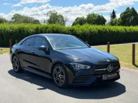 Used Mercedes CLA200 AMG Line Premium 163 HP (119 kW) 2023 Black Coupe