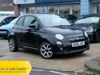 Used Fiat 500 S 69 HP (50 kW) 2015 Black Hatchback