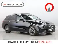 Used Mercedes C300e AMG Line Premium Plus 2022 Black Estate