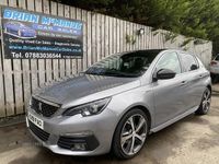 Used Peugeot 308 GT-line 130 HP (95 kW) 2019 Grey Hatchback