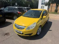 Used Vauxhall Corsa Design Edition 2008 Yellow Hatchback