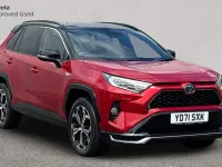 Used Toyota RAV4 Hybrid 306 HP (225 kW) 2021 Scarlet flare bitone SUV