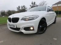 Begagnad BMW 218 M Sport 2014 Vit Sportkupé