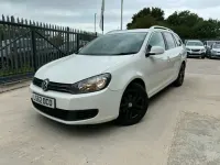 Used VW Golf VII SE 105 HP (77 kW) 2012 White Estate
