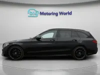 Usado Mercedes C200 AMG line 198 HP (145 kW) 2021 Preto Carrinha