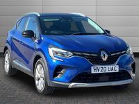 Used Renault Captur Iconic 95 HP (69 kW) 2020 Iron blue with diamond black roof SUV