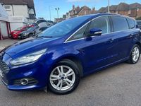 Used Ford S-MAX Titanium 150 HP (110 kW) 2017 Blue MPV