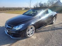 Used Mercedes E220 AMG 170 HP (125 kW) 2014 Black Cabriolet