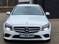 Used Mercedes C220 SE 2018 White Estate