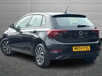 Used VW Polo Life 95 HP (69 kW) 2024 Black Hatchback