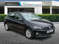 Used VW Polo SE 95 HP (69 kW) 2018 Black Hatchback