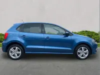Used VW Polo Match 60 HP (44 kW) 2016 Blue Hatchback