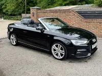 Used Audi A3 Cabriolet S-Line 150 HP (110 kW) 2014 Black Cabriolet