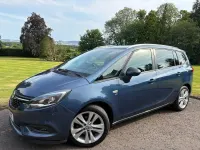 Used Vauxhall Zafira SRi 140 HP (102 kW) 2017 Blue MPV