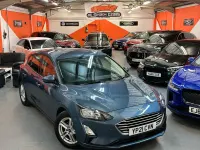 Used Ford Focus Zetec 120 HP (88 kW) 2021 Blue Hatchback