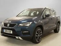 Used Seat Ateca XCELLENCE Lux 150 HP (110 kW) 2019 Blue SUV