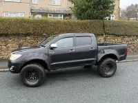 Usado Toyota HiLux 171 CV (125 kW) 2010 Negro Pickup/Camioneta