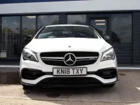 Used Mercedes CLA45 AMG AMG 381 HP (280 kW) 2018 White Coupe