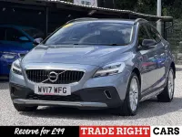 Used Volvo V40 Pro 152 HP (111 kW) 2017 Blue Hatchback