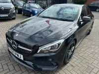 Usado Mercedes CLA200 AMG line 136 HP (100 kW) 2017 Preto Sedan
