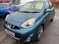 Used Nissan Micra Tekna 80 HP (58 kW) 2015 Blue Hatchback