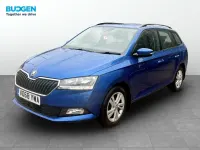 Used Skoda Fabia SE 110 HP (80 kW) 2018 Blue Estate