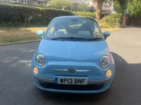 Used Fiat 500 Lounge 69 HP (50 kW) 2013 Blue Hatchback