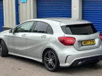 Käytetty Mercedes A200 AMG line 2017 Hopea Viistoperä