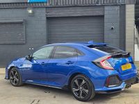 Begagnad Honda Civic Sport Plus 182 HK (133 kW) 2019 Blå Halvkombi
