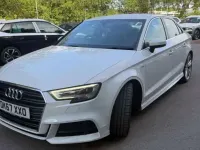 Used Audi A3 S-Line 150 HP (110 kW) 2017 White Sedan