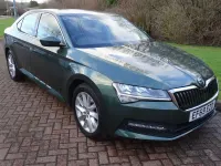 Used Skoda Superb SE 150 HP (110 kW) 2020 Green Hatchback