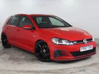 Used VW Golf VII GTD 184 HP (135 kW) 2017 Red Hatchback