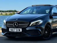 Used Mercedes A220 AMG Line Premium Plus 177 HP (130 kW) 2017 Black Hatchback