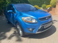 Used Ford Kuga Titanium 136 HP (100 kW) 2009 Blue SUV