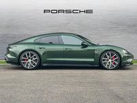Used Porsche Taycan Black Edition 439 kW (598 HP) 2025 Oak green metallic neo Sedan