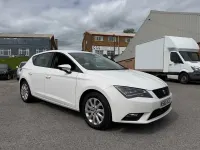 Used Seat Leon SE 110 HP (80 kW) 2015 White Hatchback