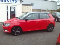 Used Skoda Fabia SE L 110 HP (80 kW) 2015 Red Hatchback