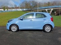 Used Kia Picanto 2021 Blue Hatchback