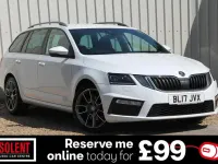 Used Skoda Octavia vRS 180 HP (132 kW) 2017 White Estate