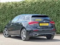 Used Mercedes A250 AMG line 218 HP (160 kW) 2021 Black Hatchback
