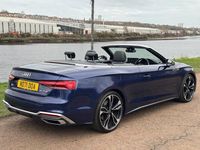 Used Audi A5 Cabriolet Design 150 HP (110 kW) 2021 Blue Cabriolet